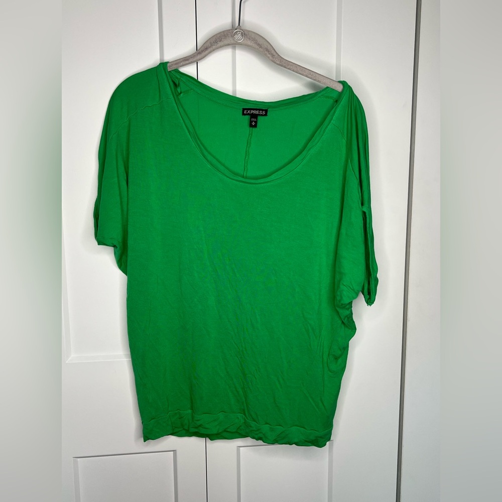Express Loose Fit Dolman Batwing Short Sleeve Tee Top Women’s Size Medium